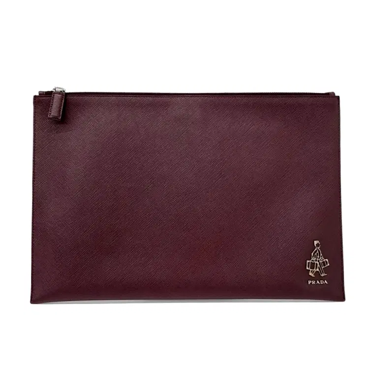 Prada Saffiano Clutch-Hover-Image
