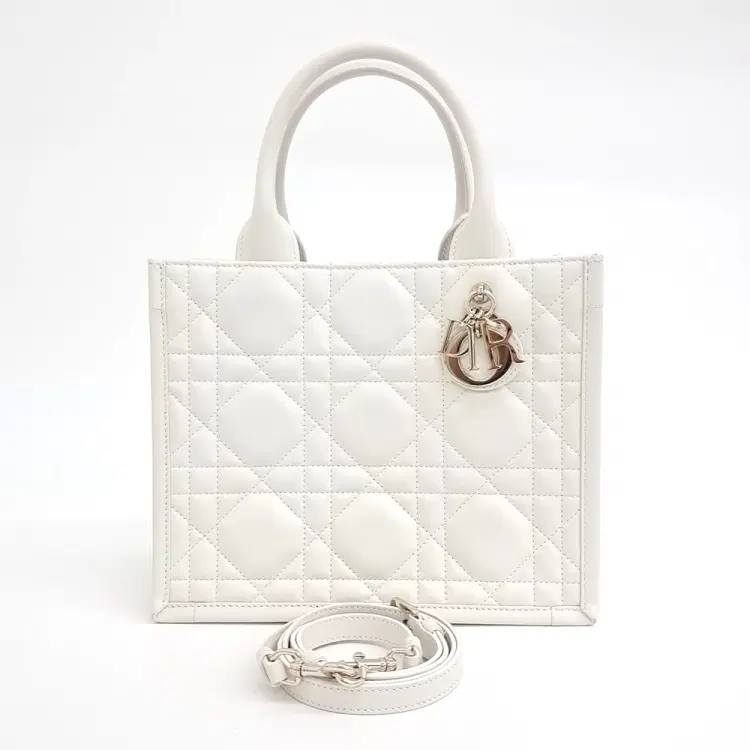 Christian Dior Cannage Book Tote Bag Small-Hover-Image