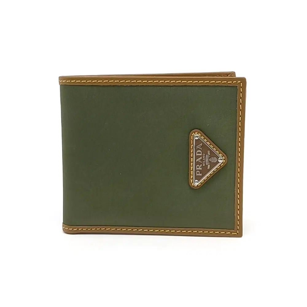 Prada fabric bi-fold wallet