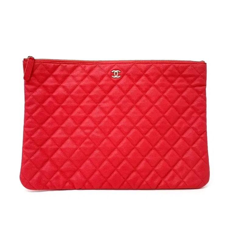 Chanel Caviar Clutch Large-Hover-Image