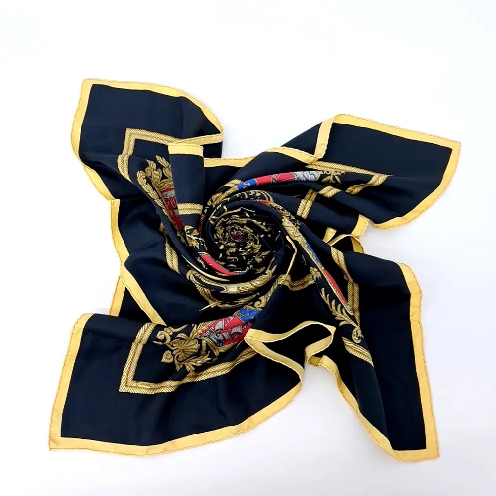 Hermes silk scarf
