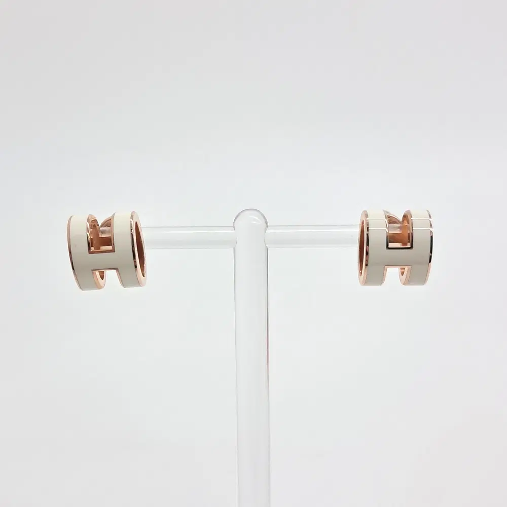 Hermes Pop H logo earrings