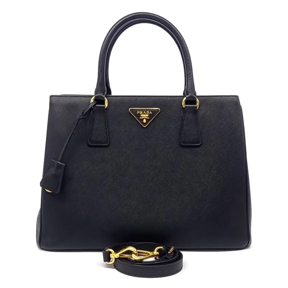 Prada Saffiano Luxe Tote and Shoulder Bag (1BA874)