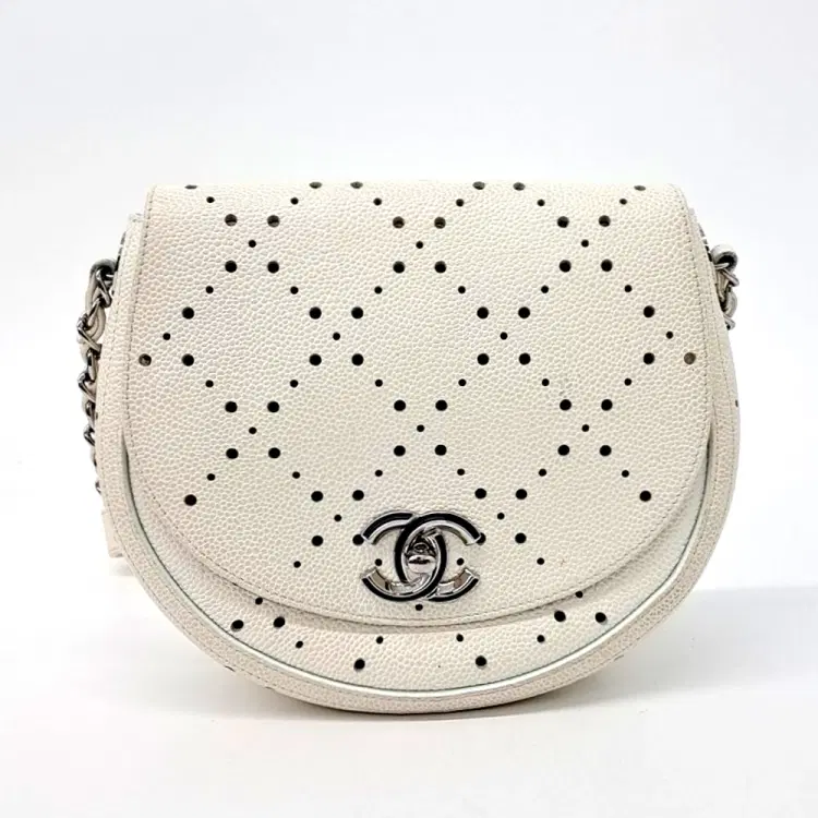 Chanel Caviar Punching Crossbody Bag-Hover-Image