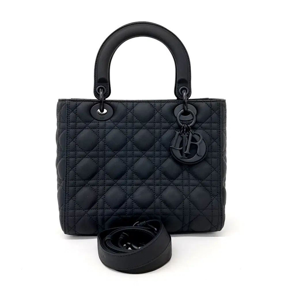 Christian Dior Ultramatte Cannage Lady Bag Medium M0565