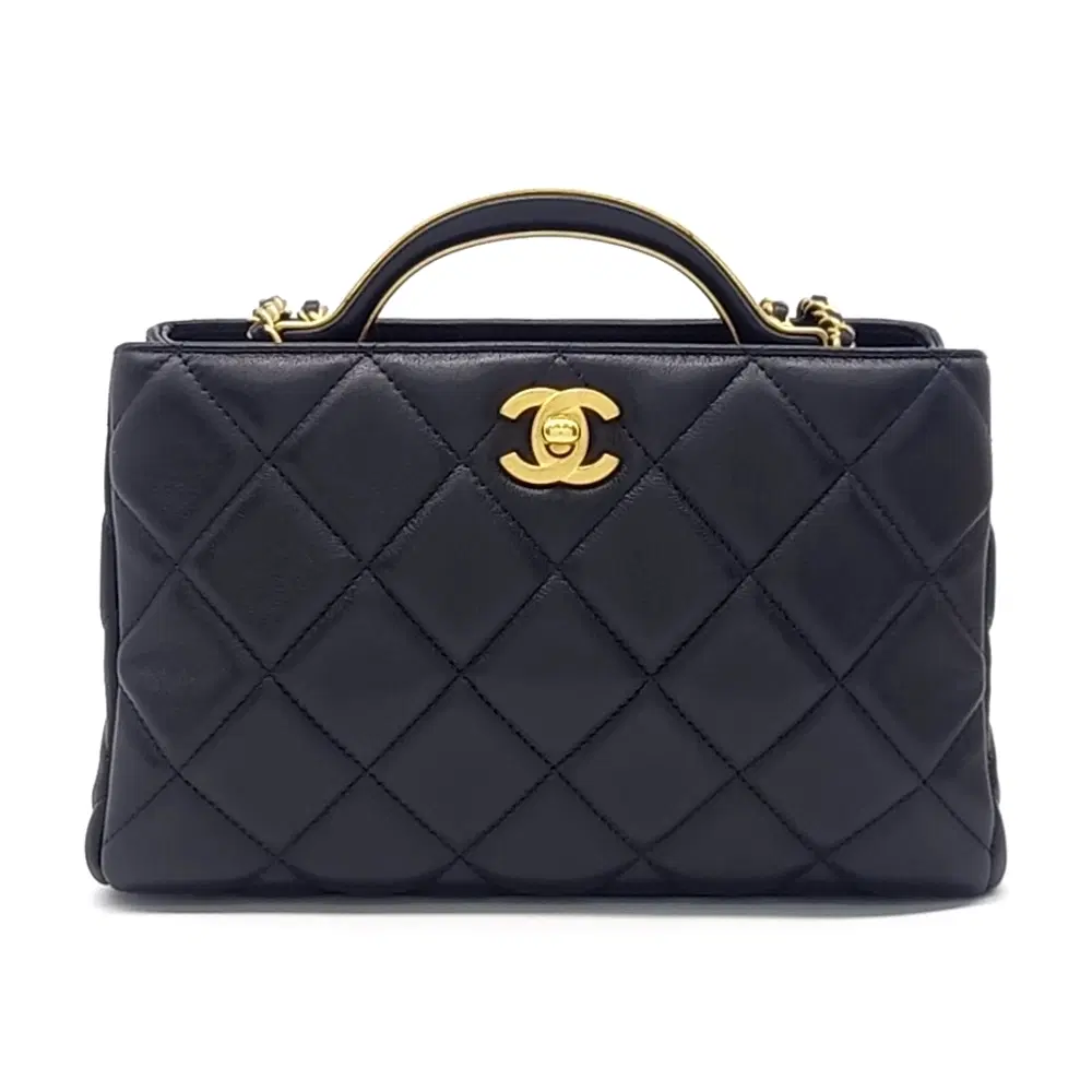 Chanel Top Handle Tote and Shoulder Bag AS2581