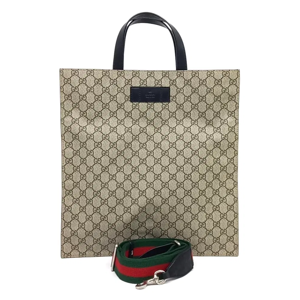 Gucci Supreme PVC Tote and Shoulder Bag (456217)