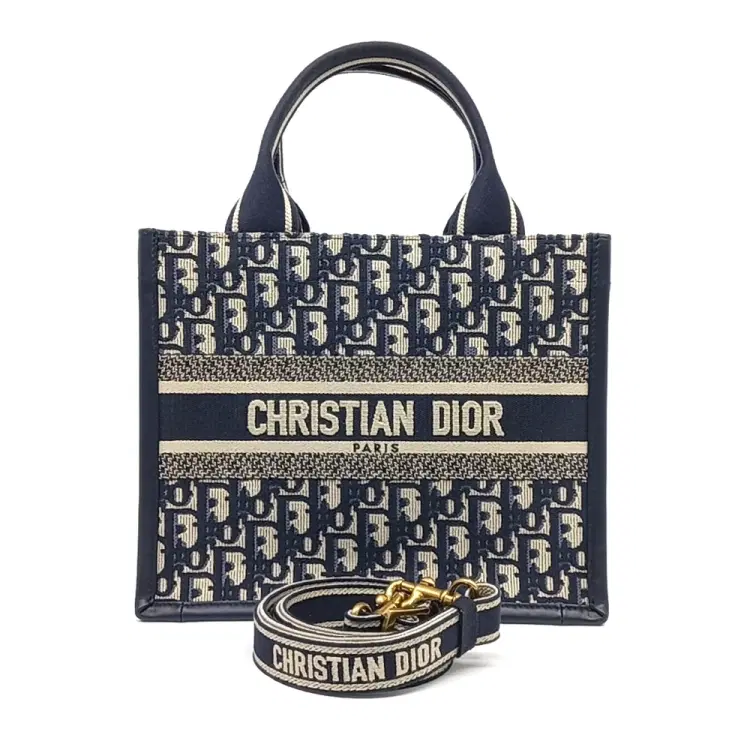 Christian Dior Oblique Book Tote Bag Small M1325CZBB-Hover-Image