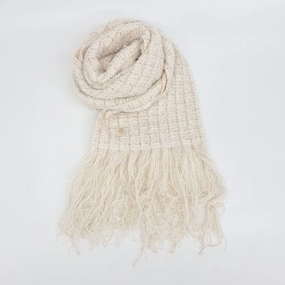 Chanel tweed muffler