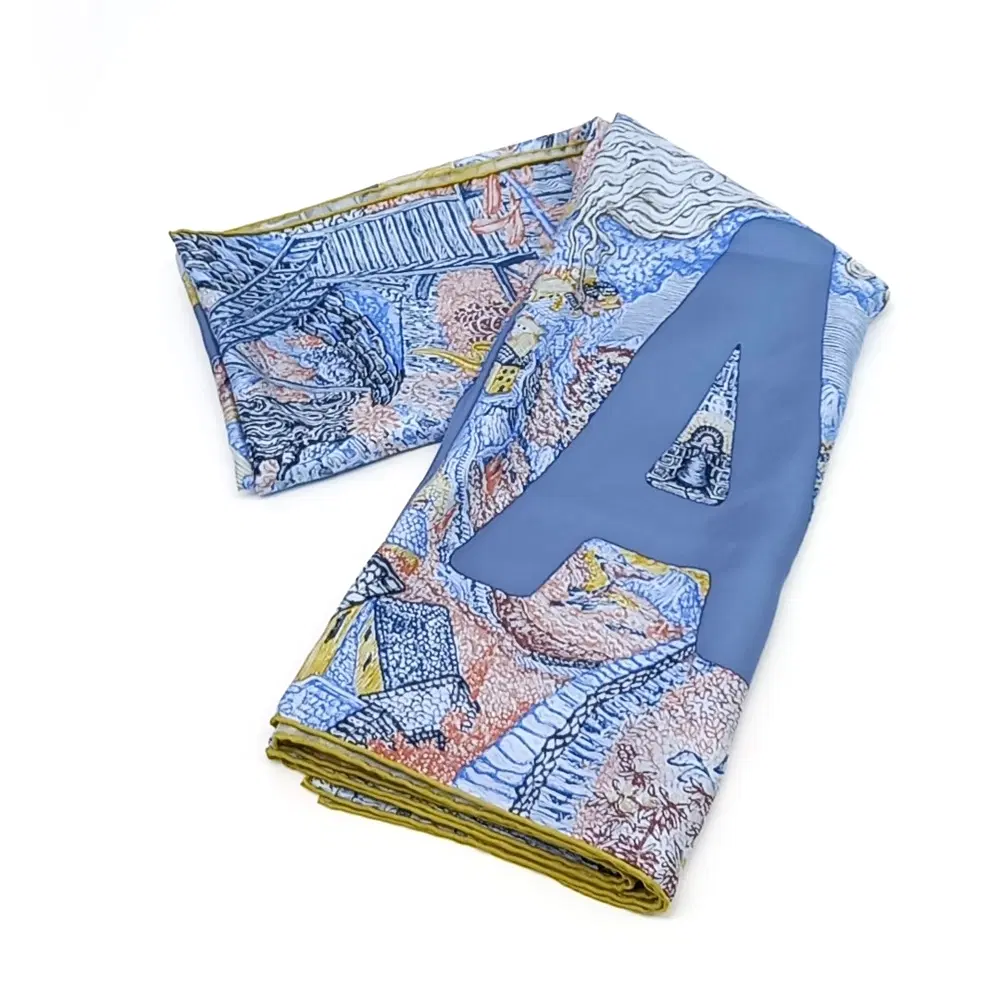 Hermes silk scarf