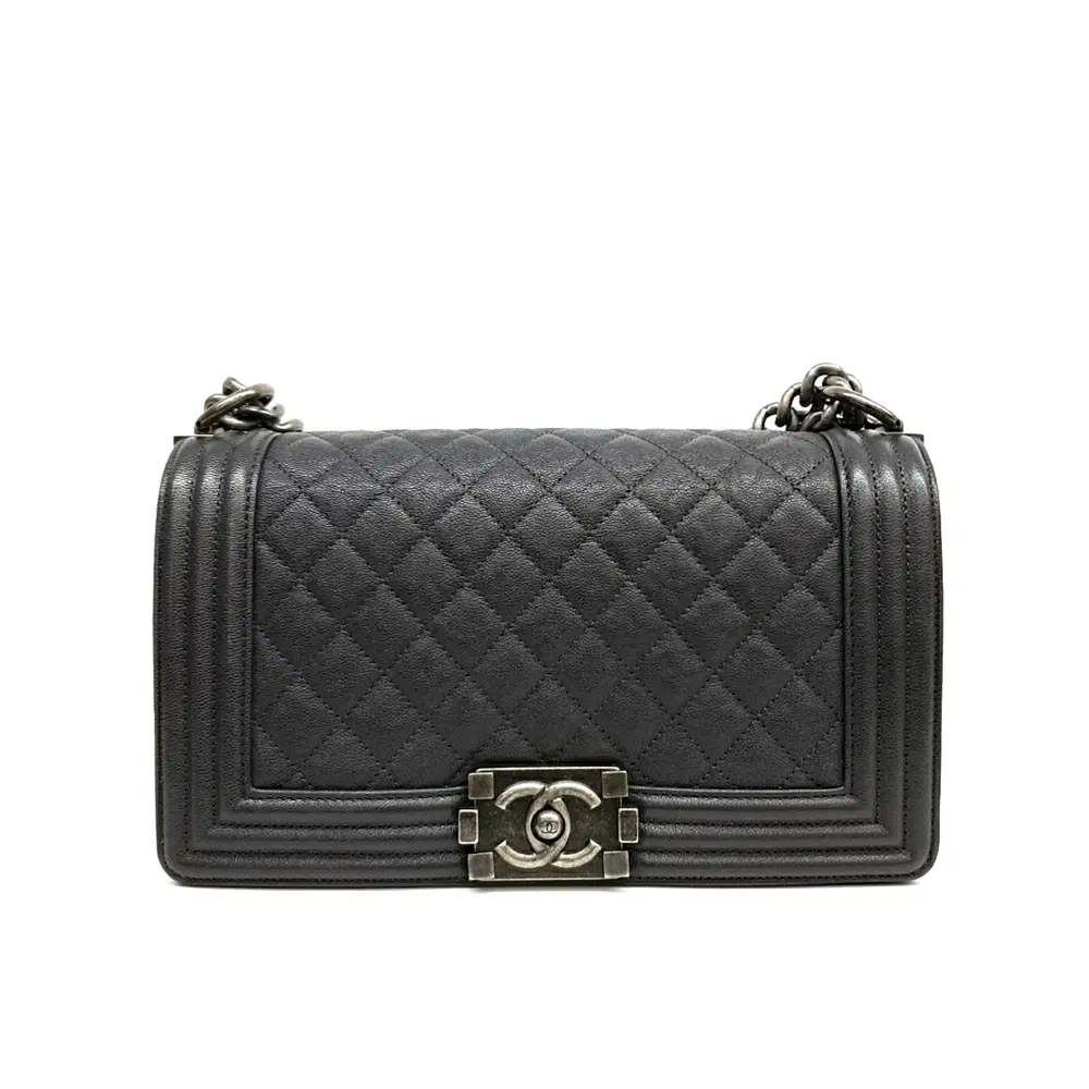 Chanel Caviar Boy Bag Medium A67086