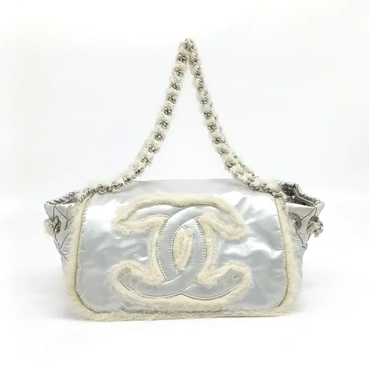 Chanel fur-trimmed chain shoulder bag-Hover-Image