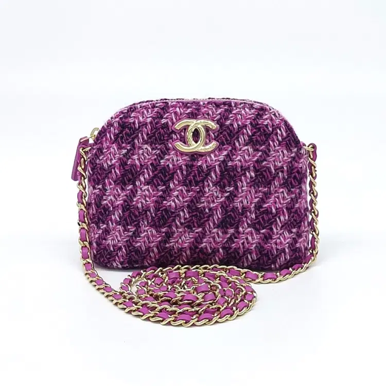 Chanel tweed mini crossbody bag-Hover-Image