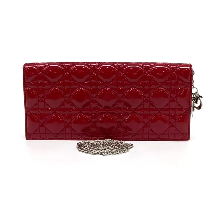 Christian Dior Cannage Patent Clutch and Crossbody Bag-Hover-Image
