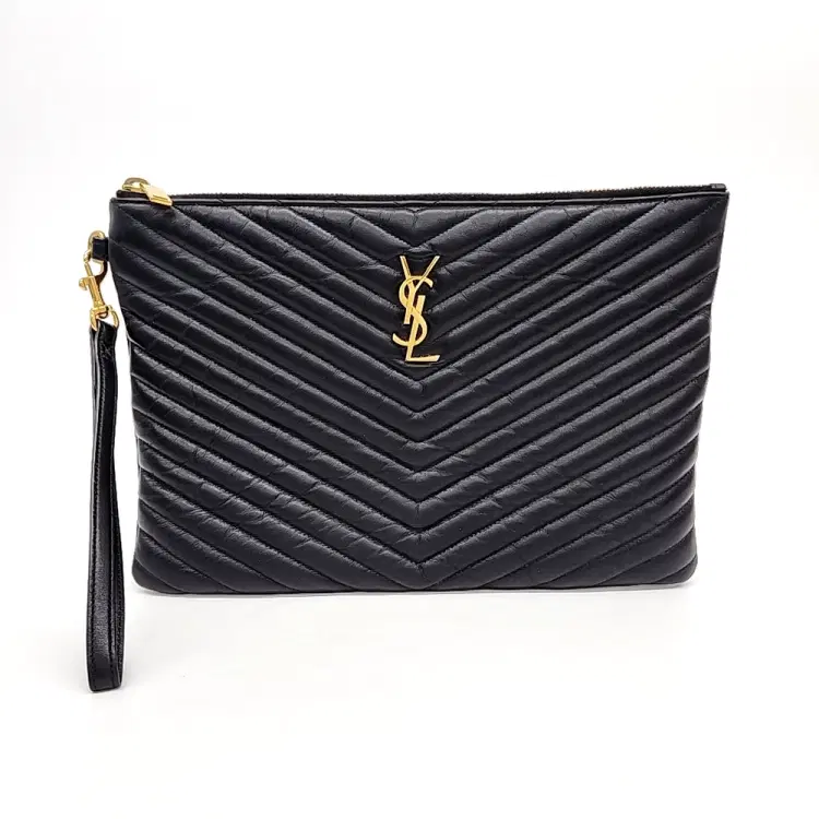 Saint Laurent Monogram Clutch New Medium (559193)-Hover-Image