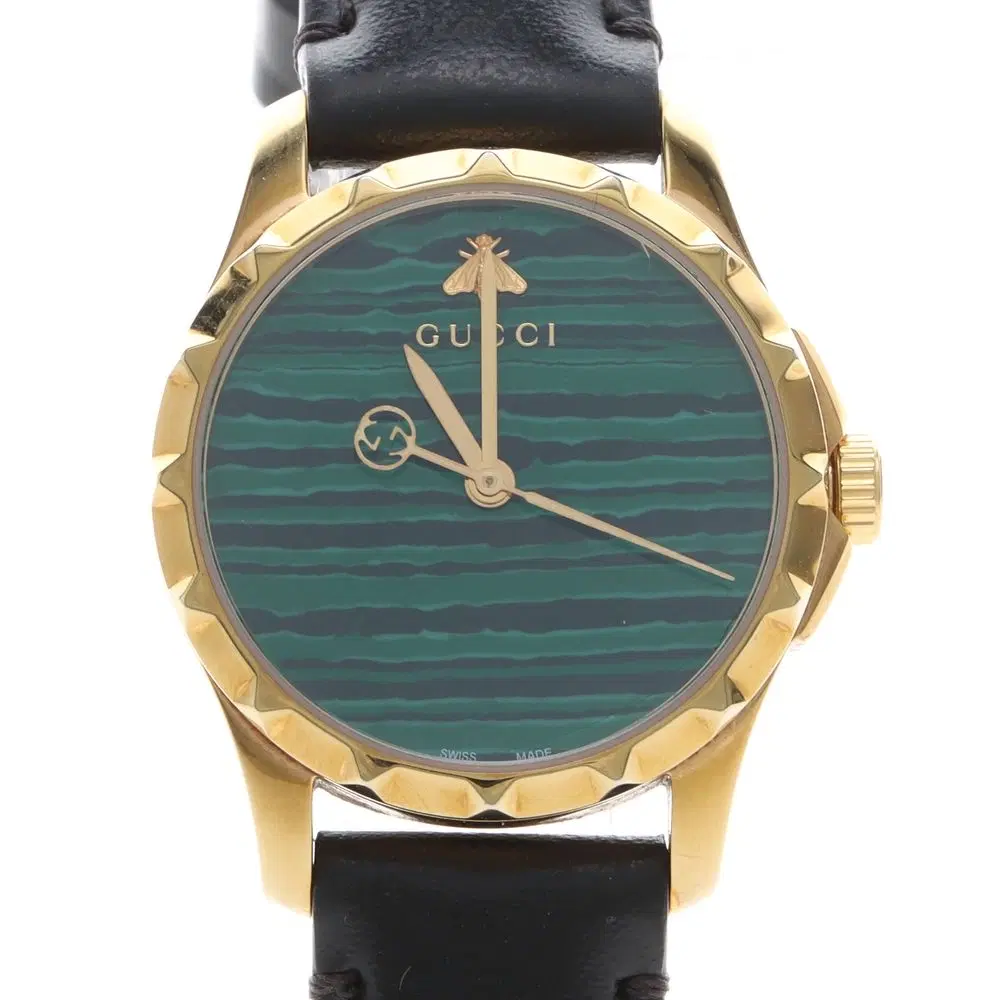 Gucci G Timeless Gold-Plated Watch (126.5)