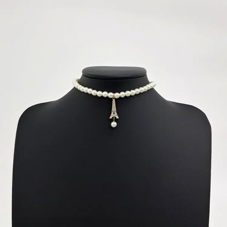 Christian Dior pearl necklace-Hover-Image
