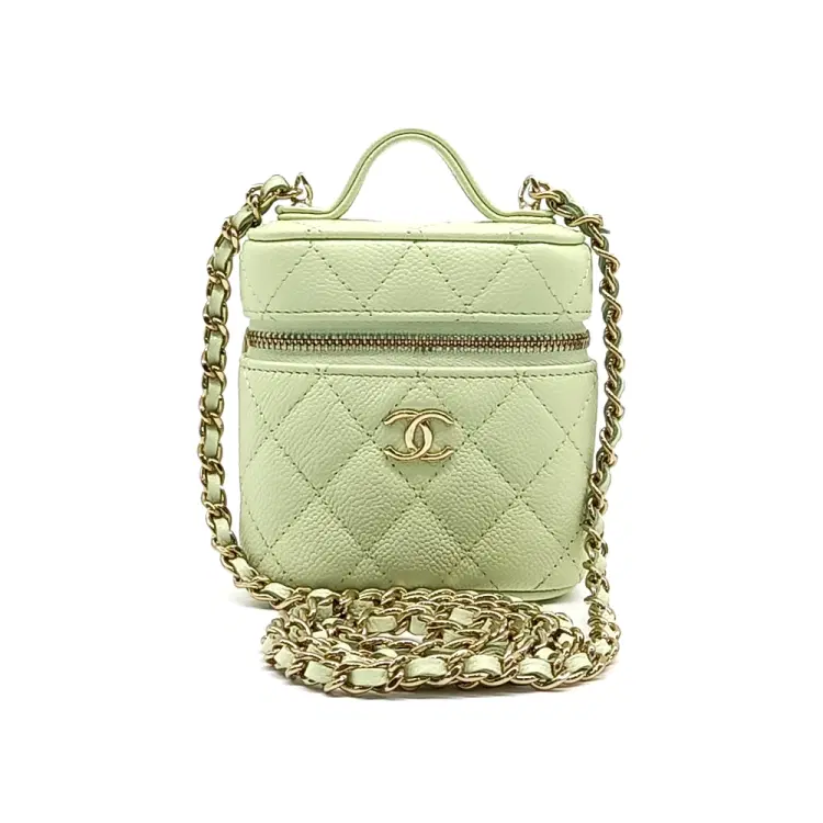 Chanel Caviar Mini Vanity Cosmetic Crossbody Bag-Hover-Image