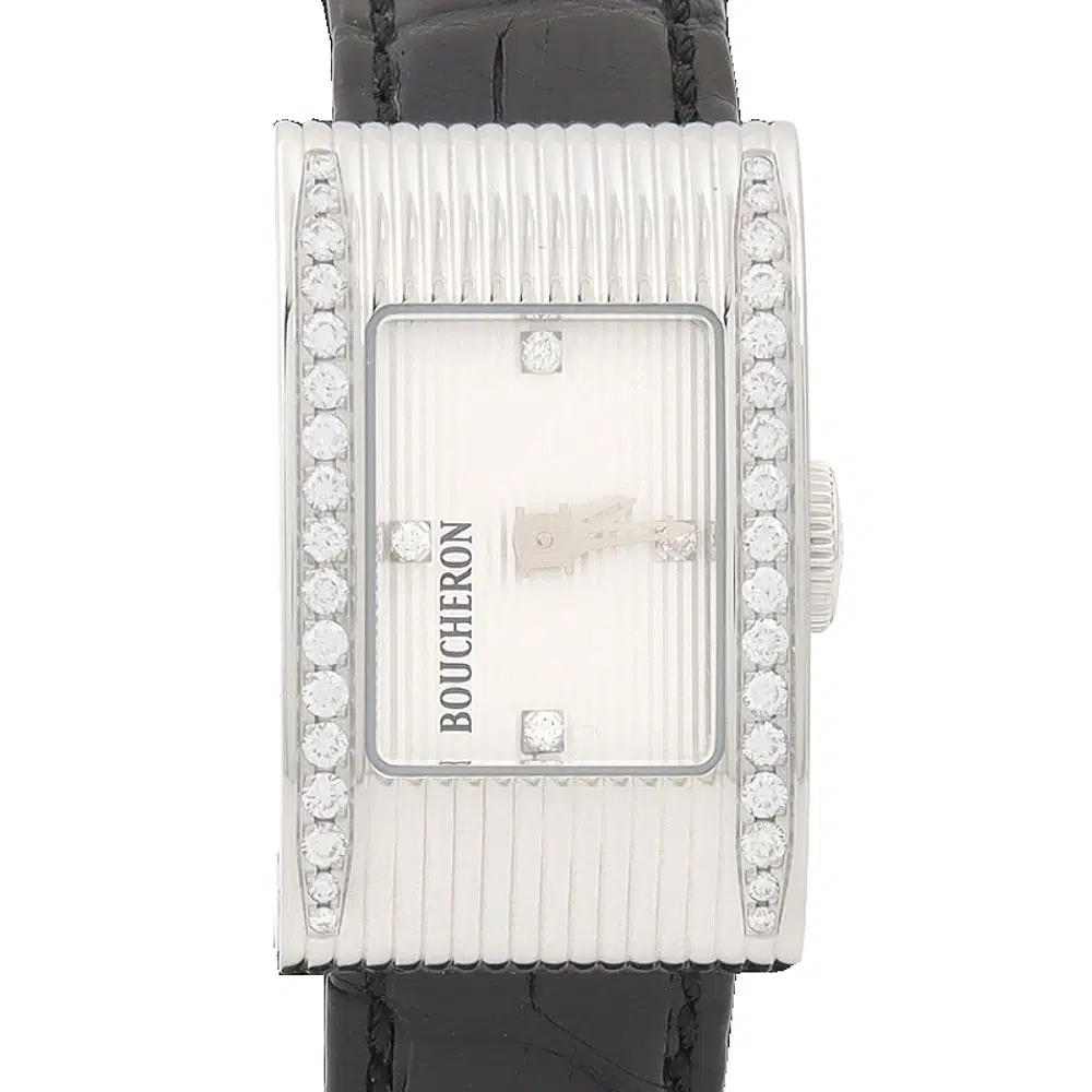 Boucheron Reflet Diamond Steel Watch