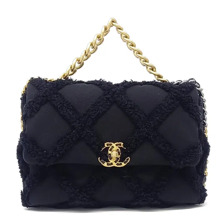 Chanel Fabric 19 Flap Bag Large-Hover-Image