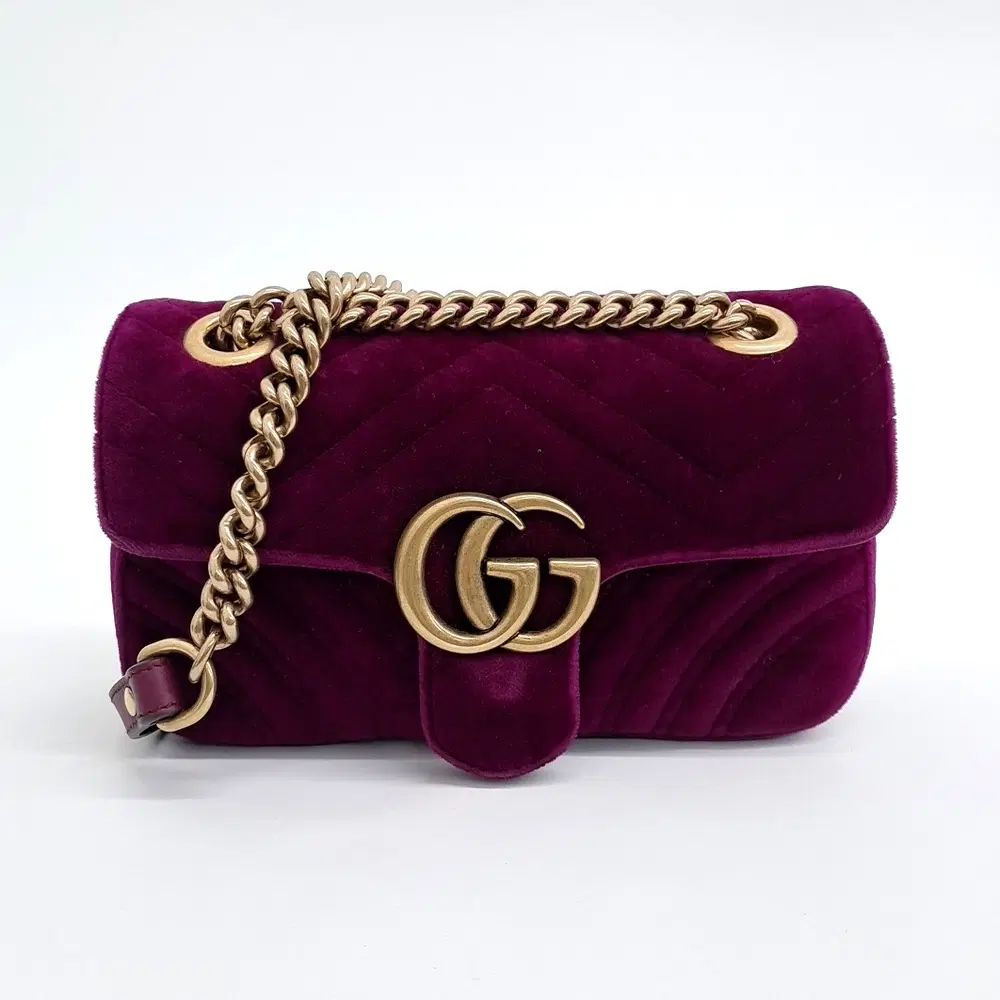 Gucci Velvet Matrace Mini Shoulder Bag (446744)