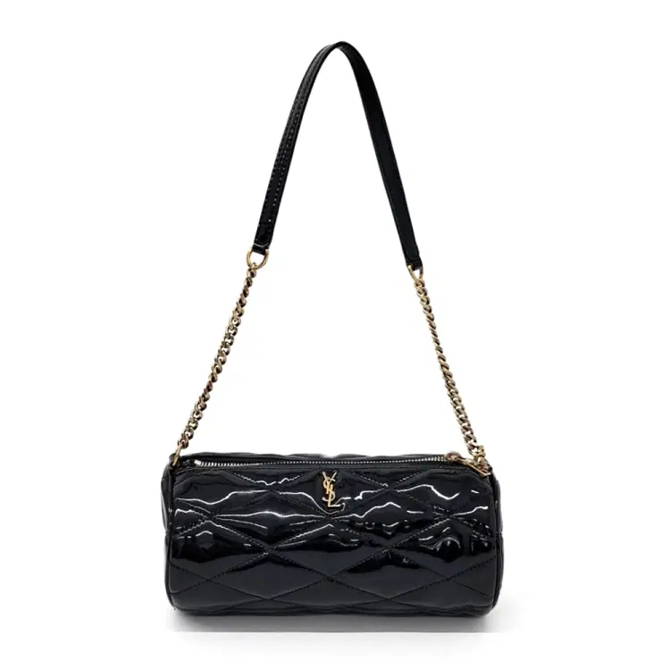 Saint Laurent Patent Mini Tube Bag (699703)-Hover-Image