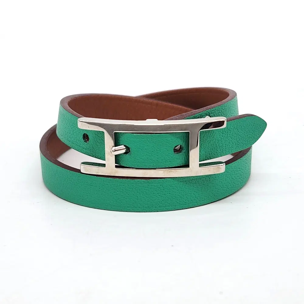 Hermes Behapi Double Strap Bracelet