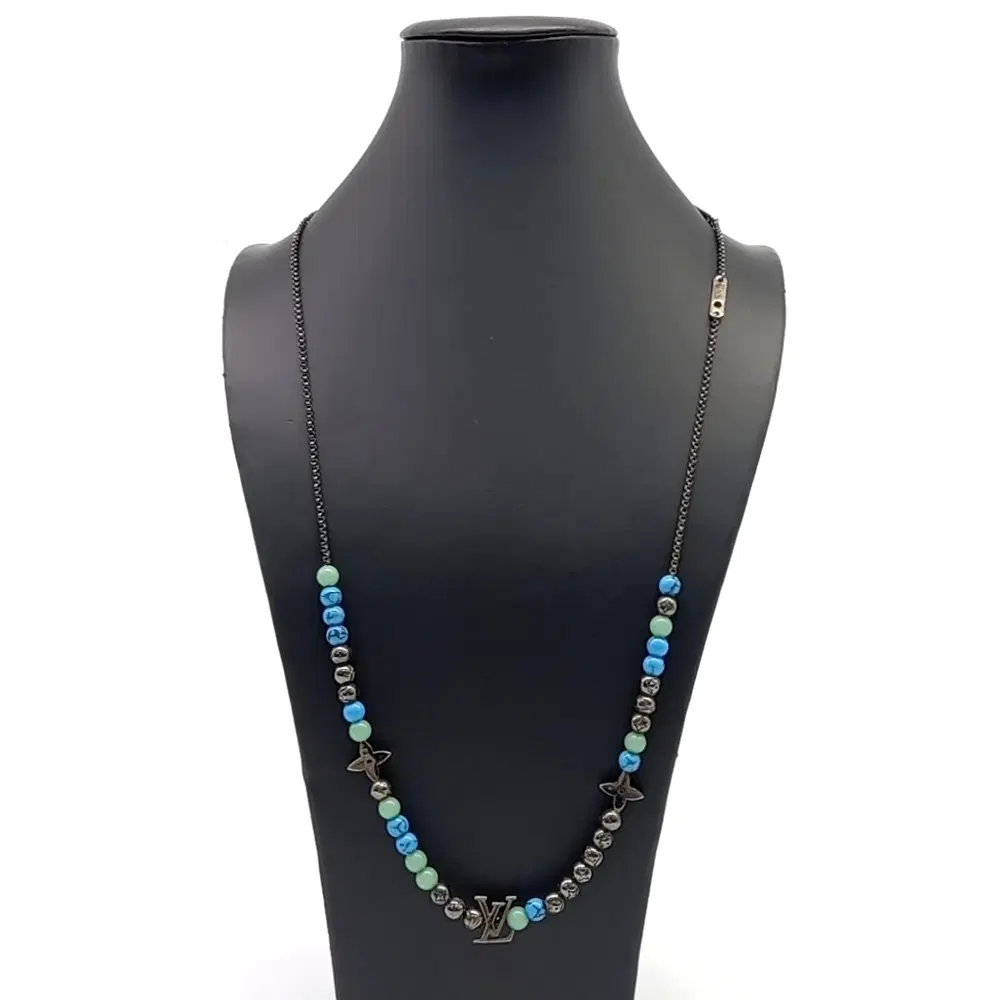 Louis Vuitton Collier Lv Bead Necklace