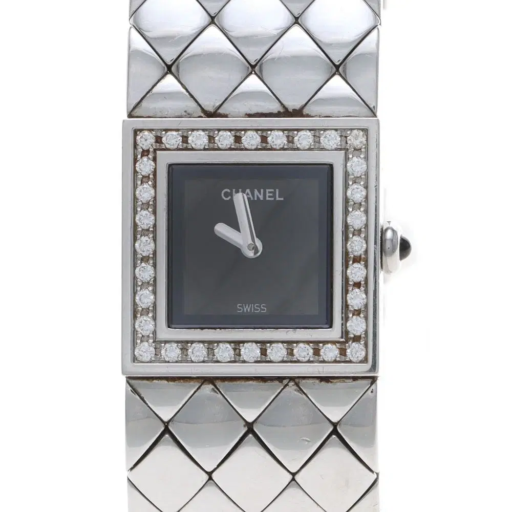 Chanel Matrazet Diamond Steel Watch