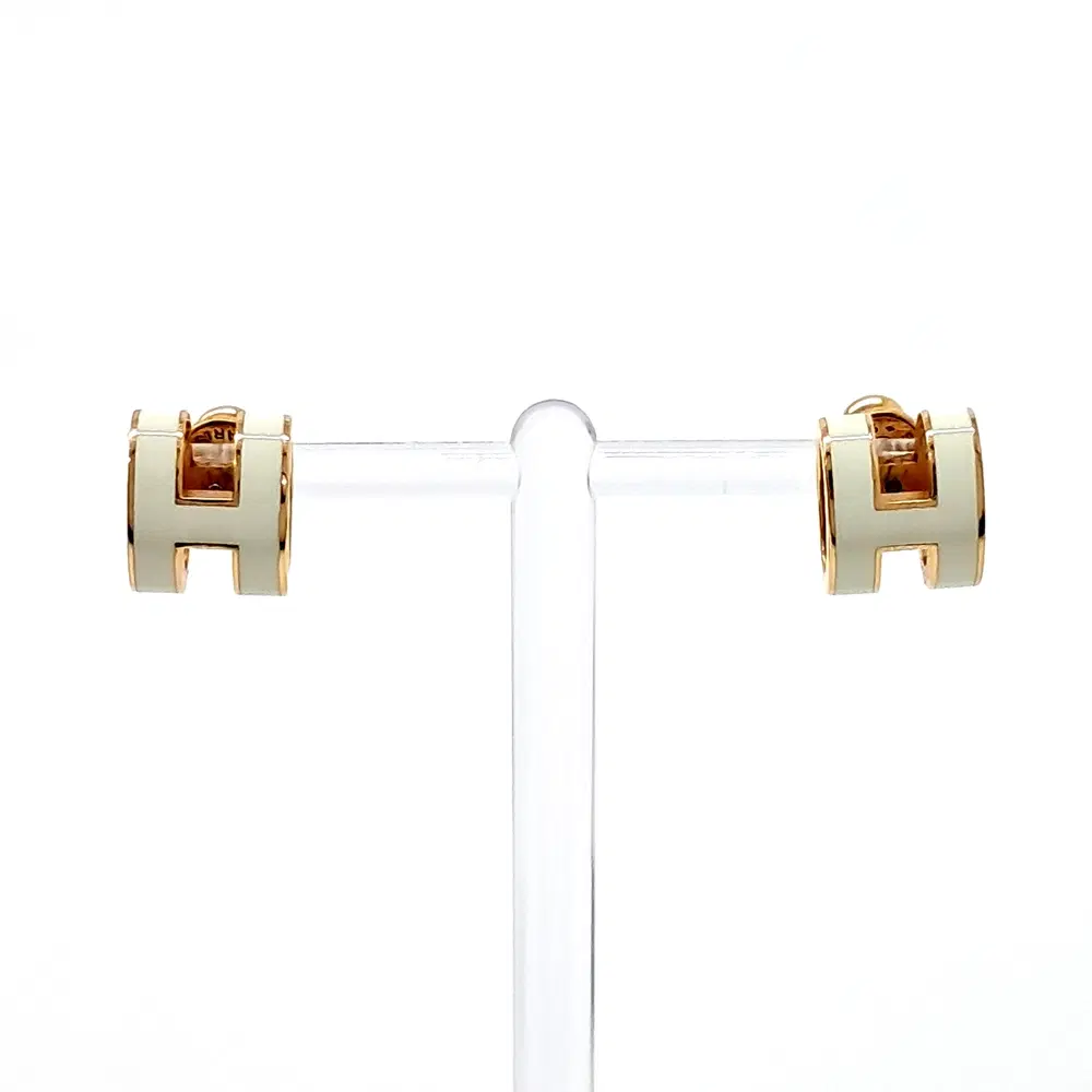 Hermes Pop H Logo Earrings
