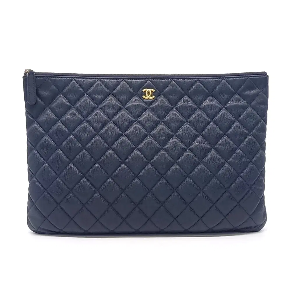 Chanel Caviar Clutch Large