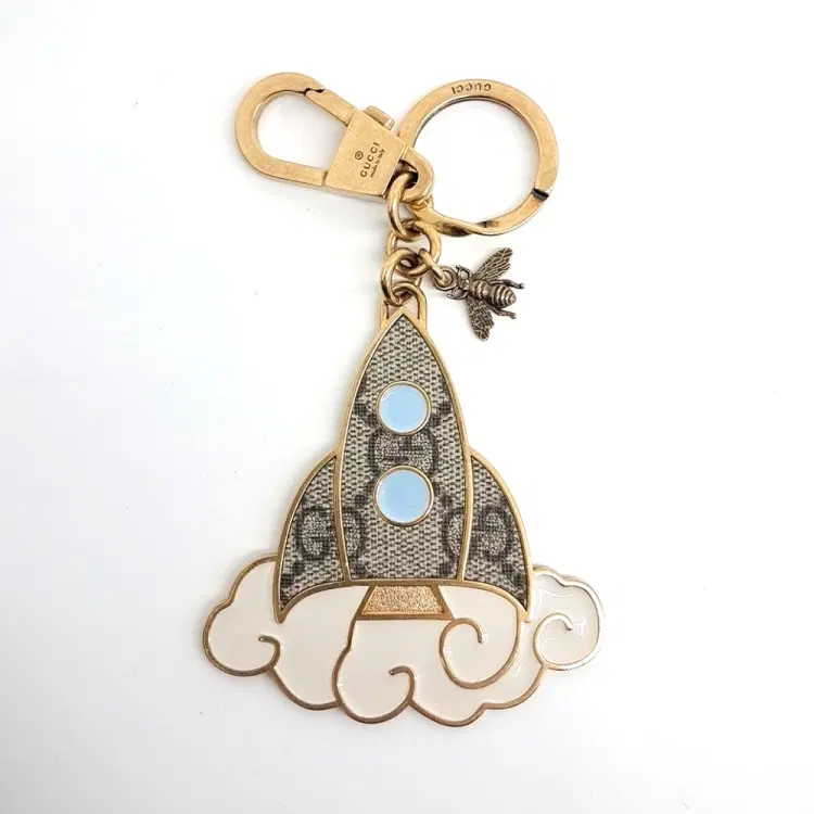Gucci Gg Supreme Locket Keychain-Hover-Image