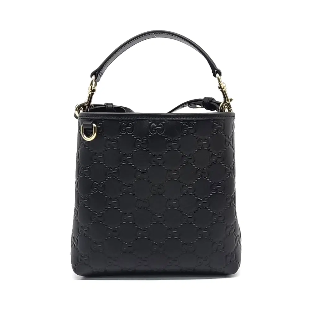 Gucci Gg Emblem Small Bucket Bag (815118)