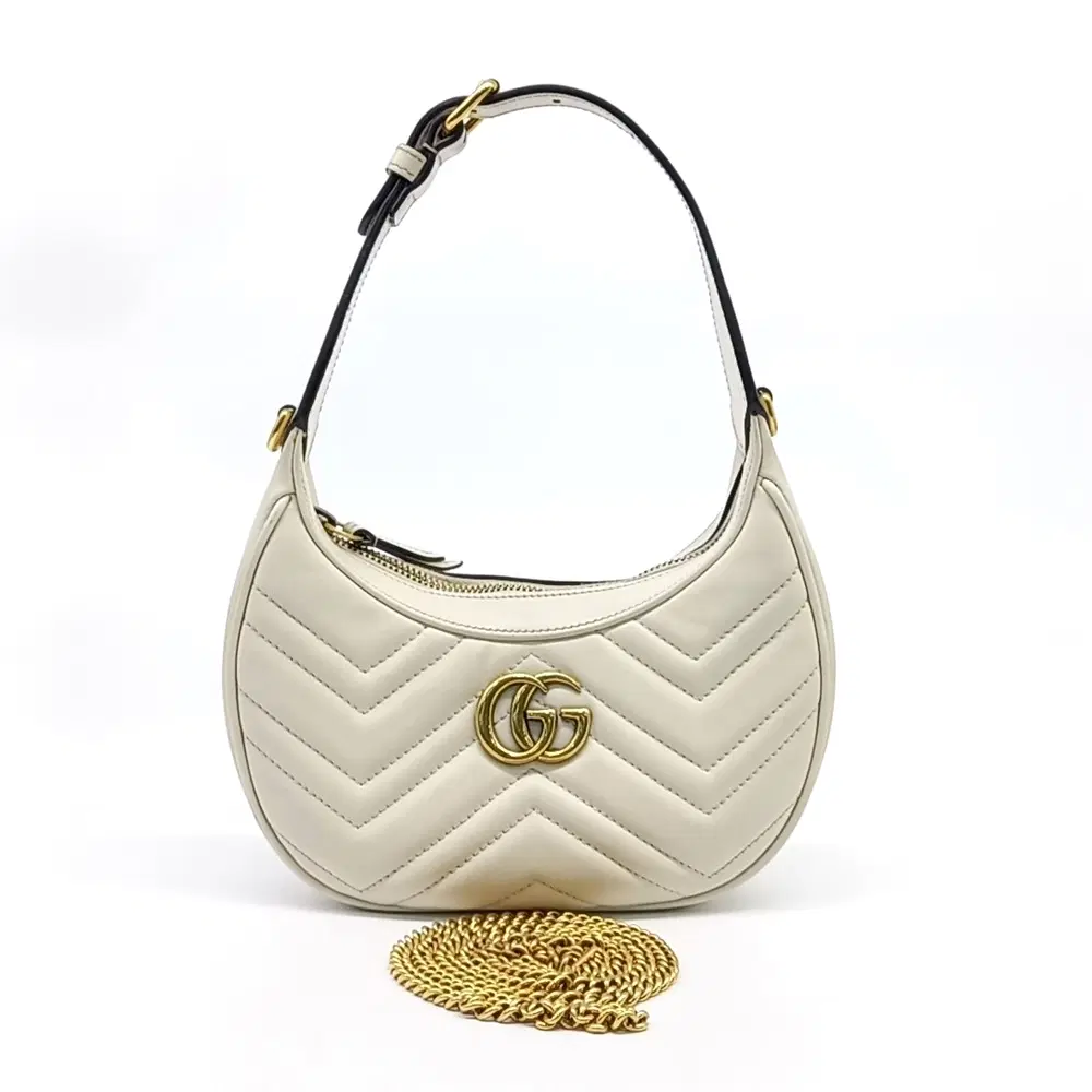 Gucci Marmont Half Moon Shoulder Bag (699514)