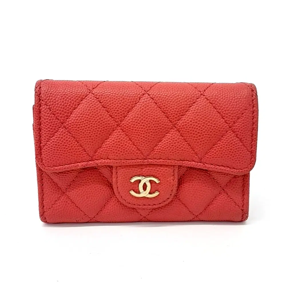 Chanel Caviar Card Wallet