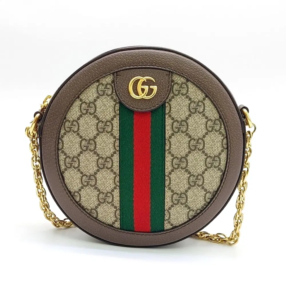 Gucci Ophidia Mini Gg Round Shoulder Bag (550618)