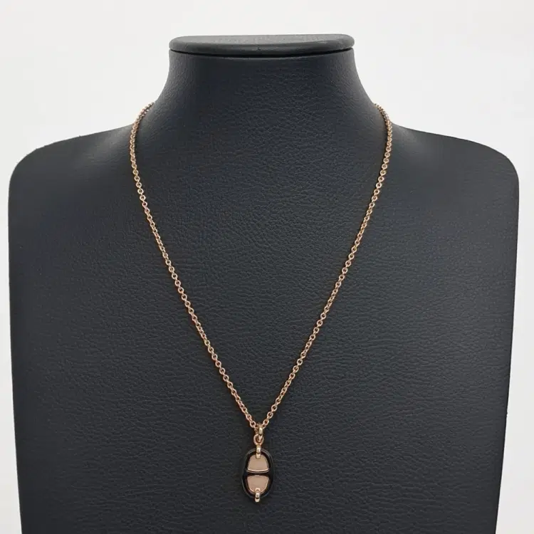 Hermes Mini Maillon Necklace-Hover-Image