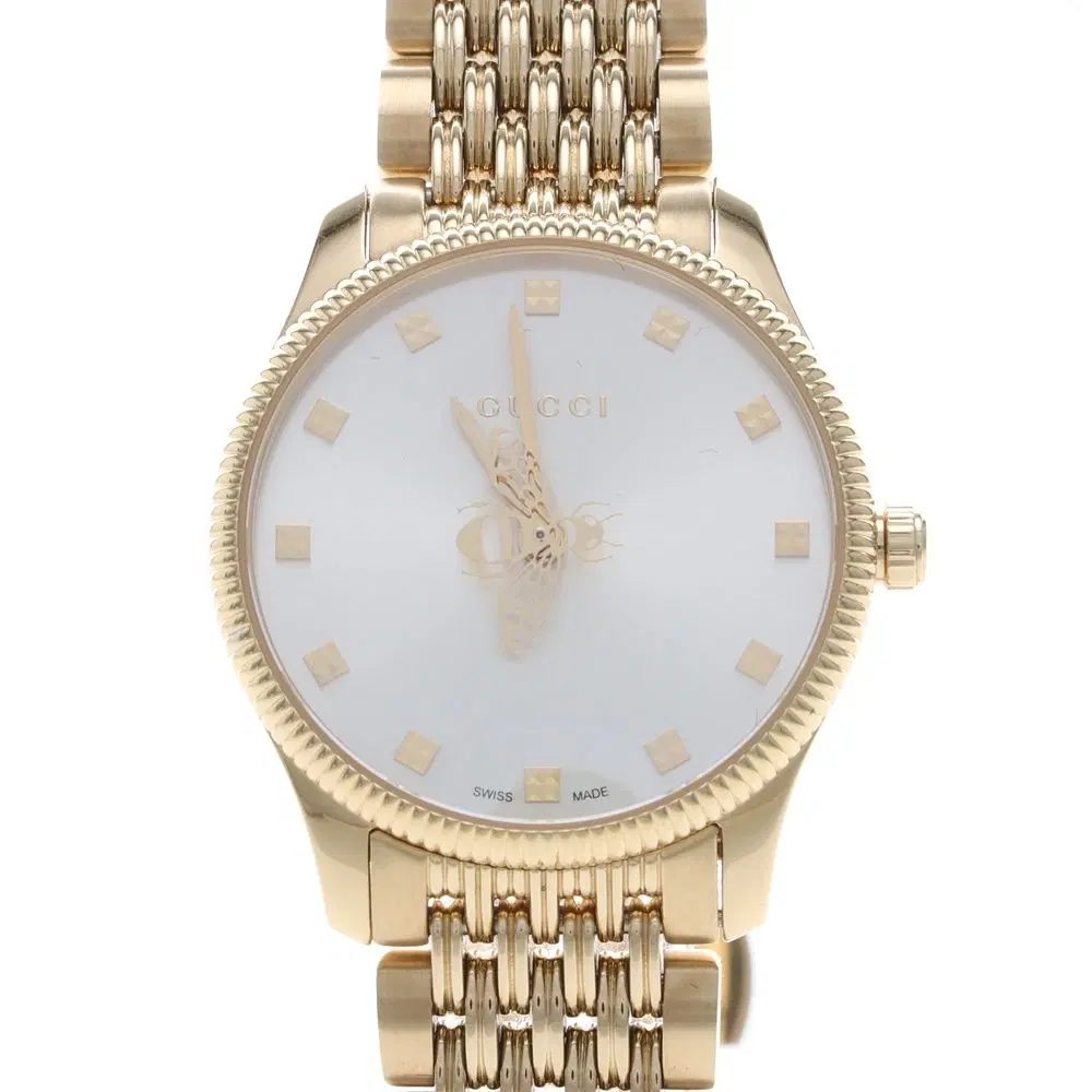Gucci G Timeless Gold-Plated Watch (126.5)