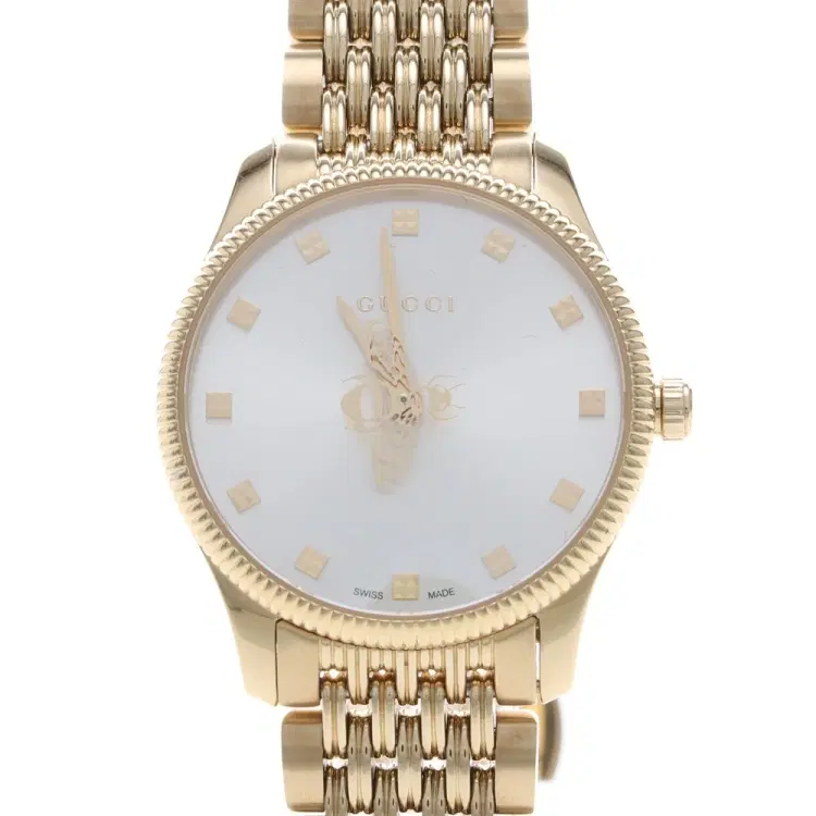 Gucci G Timeless Gold-Plated Watch (126.5)-Hover-Image