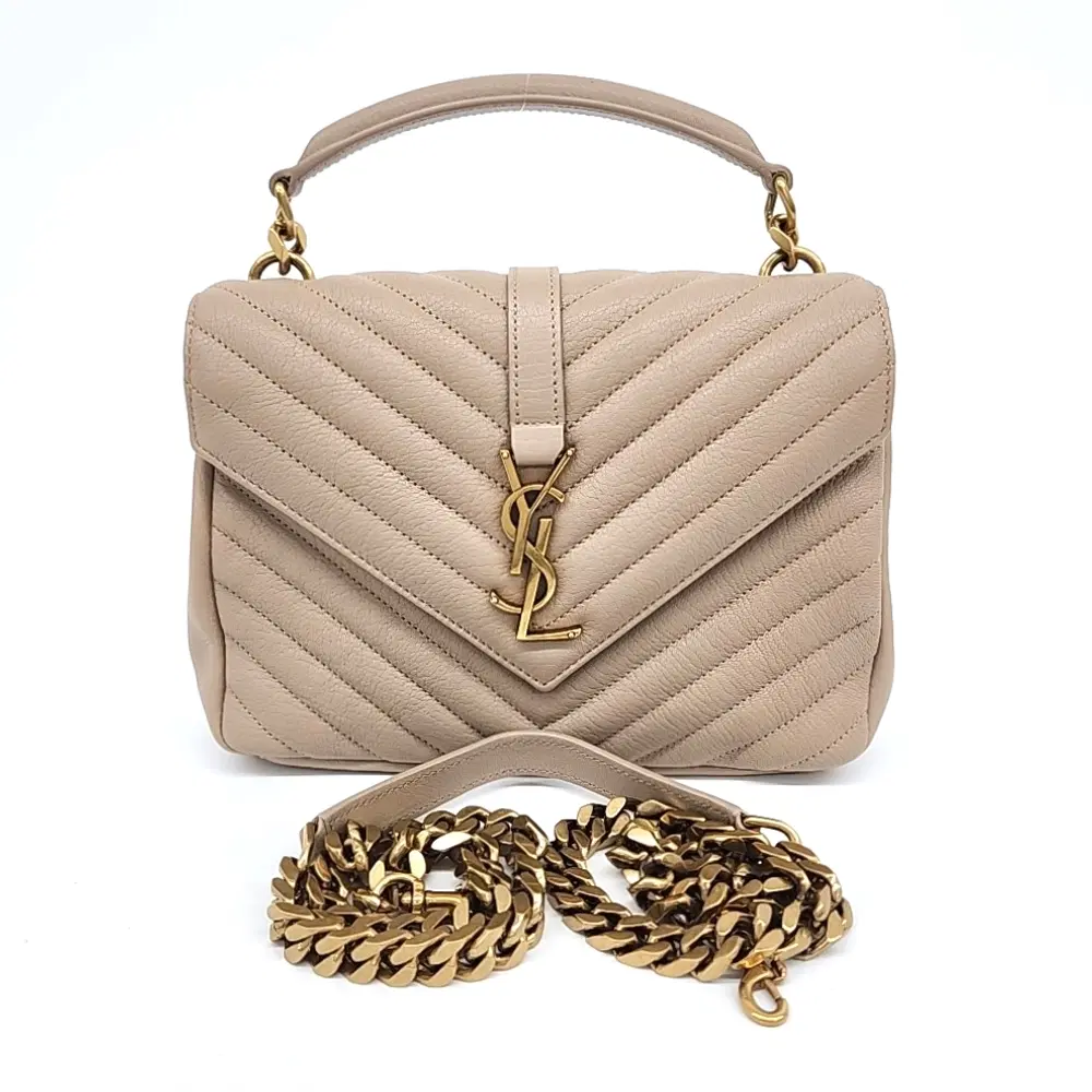 Saint Laurent Classic College Monogram Chain Bag (600279)