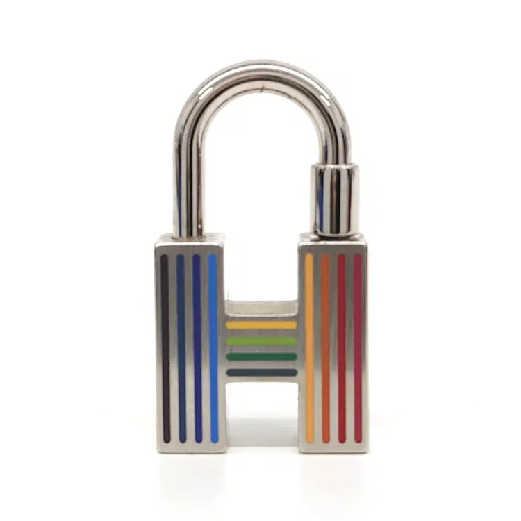 Hermes Quiz Rainbow Cadena Keyring-Hover-Image