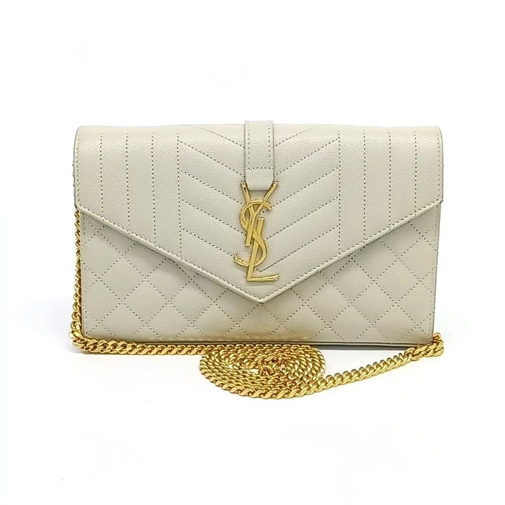 Saint Laurent Mix Matrace Monogram Chain Cross Bag (620280)