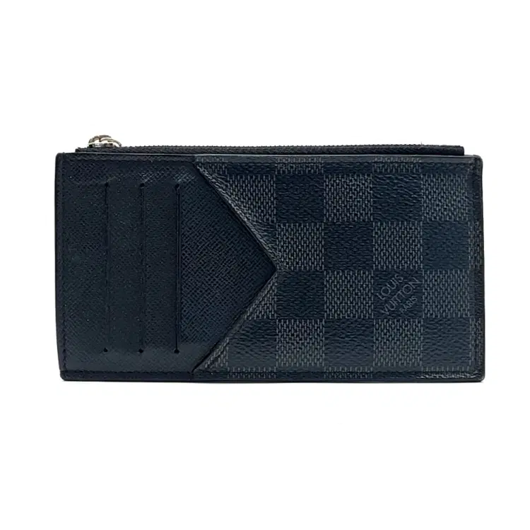 Louis Vuitton Graphite Coin Card Holder-Hover-Image