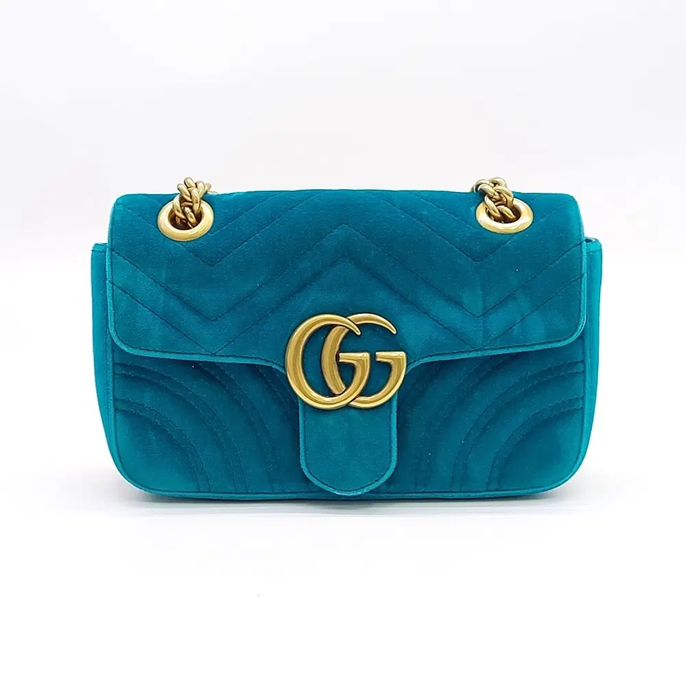 Gucci Velvet Matrace Mini Shoulder Bag (446744)