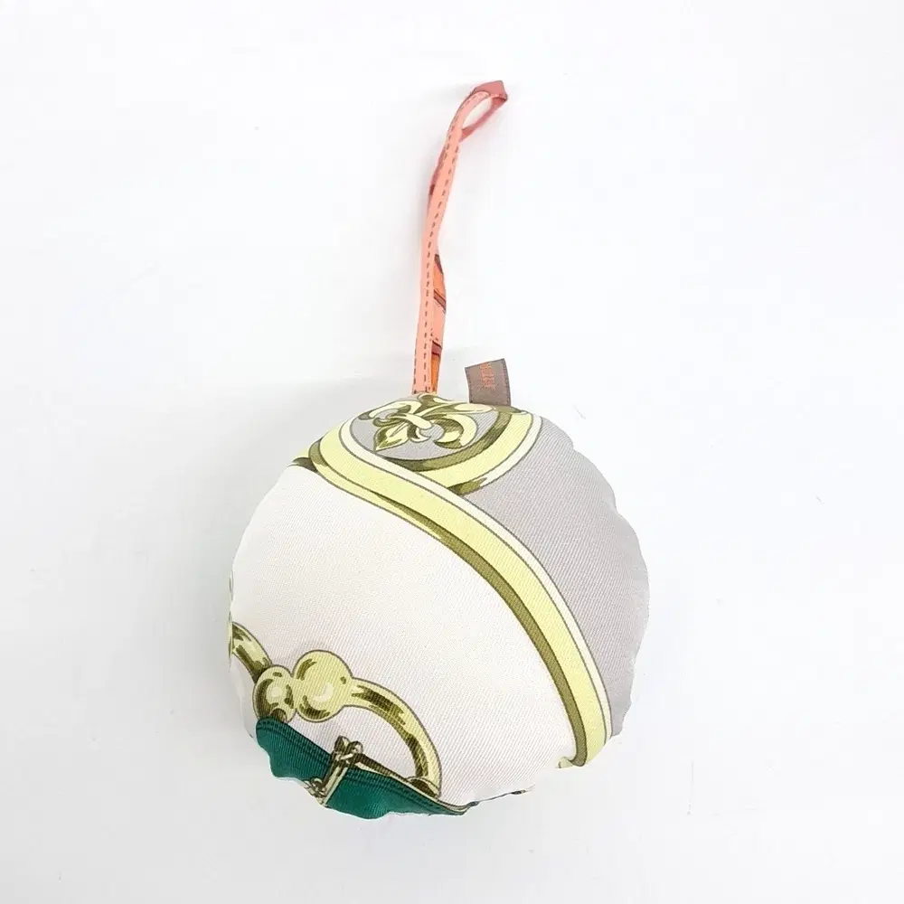 Hermes Petite Ash Silk Bag Charm