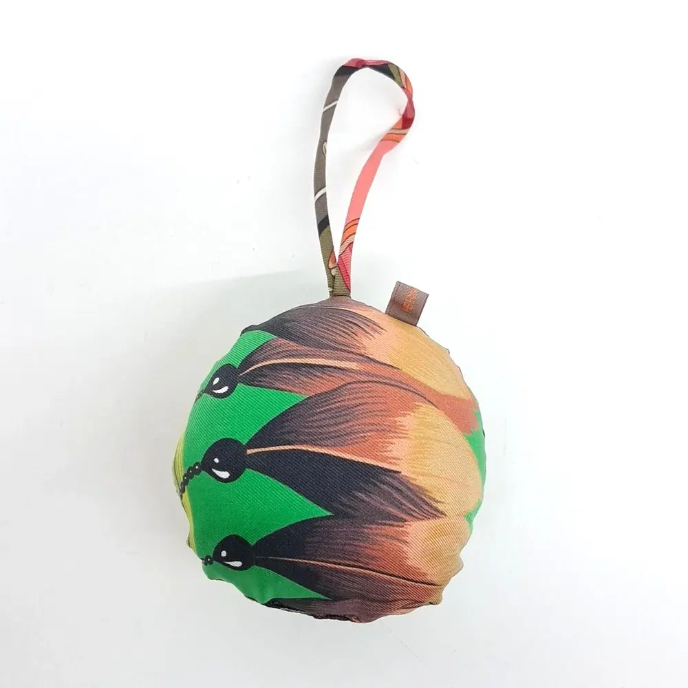 Hermes Petite Ash Silk Bag Charm