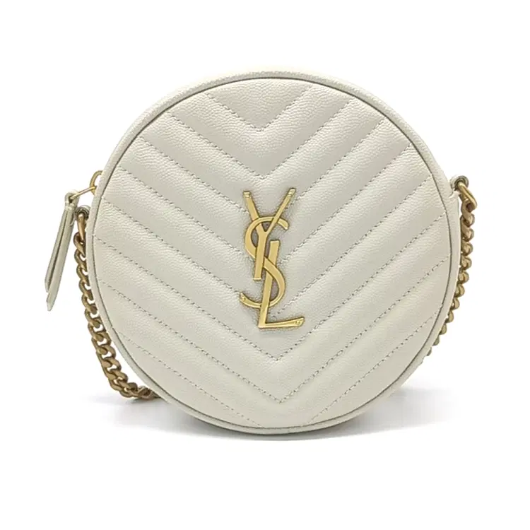 Saint Laurent Round Camera Cross Bag (610436)-Hover-Image