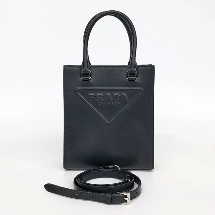 Prada Soft Logo Tote And Cross Bag-Hover-Image