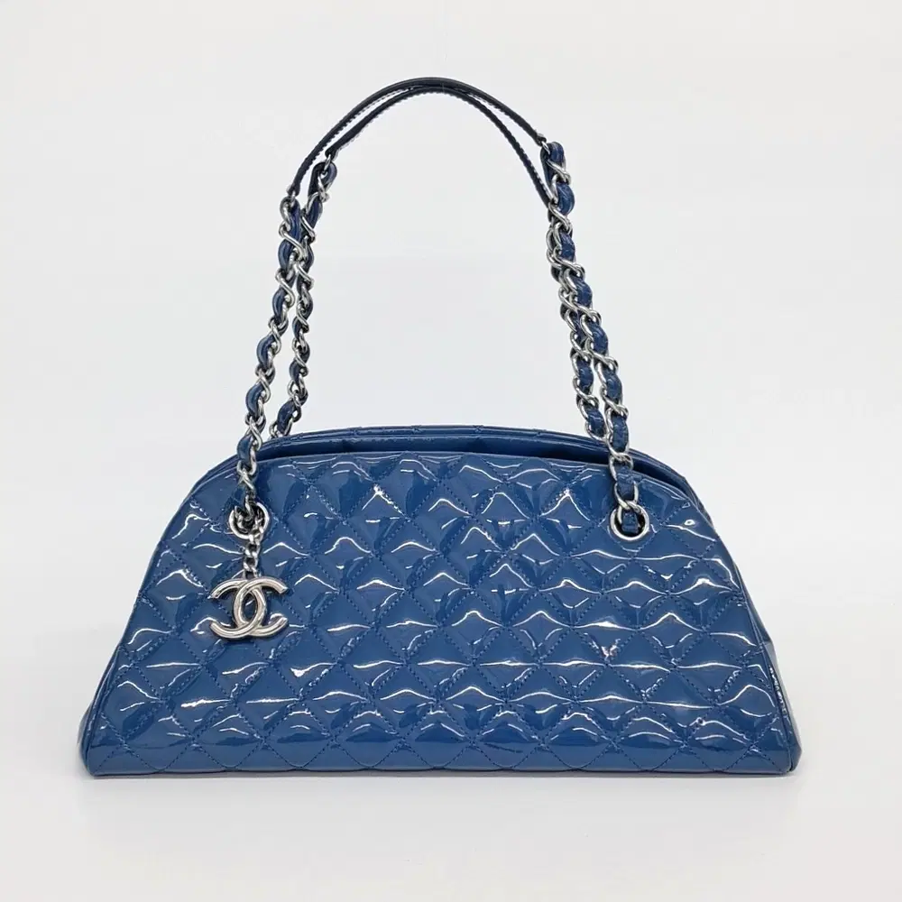 Chanel Patent Mademoiselle Bowling Bag