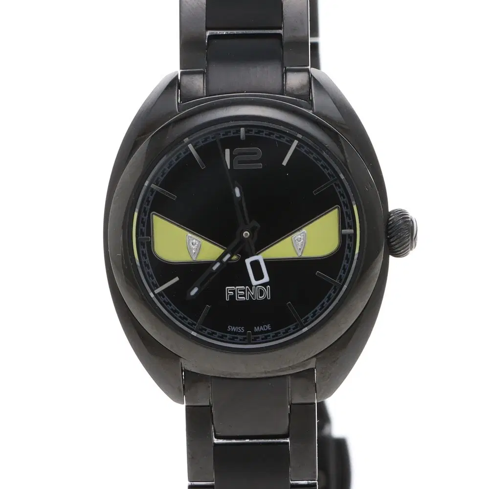 Fendi Momento Bug Diamond Steel Watch (21000S)